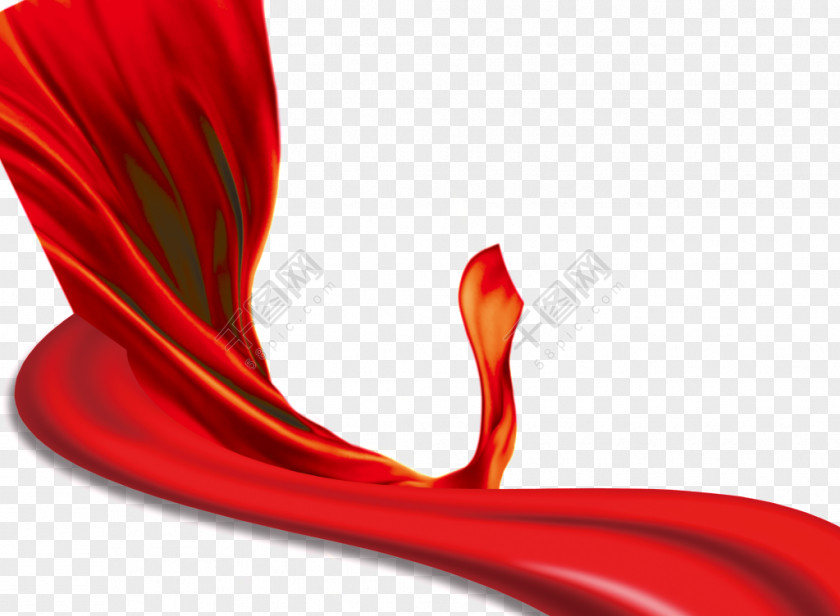 Animacao Ribbon Red Image Download PNG