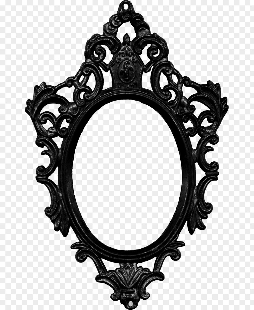 Baroque Architecture Magic Mirror Picture Frames Stock Photography PNG