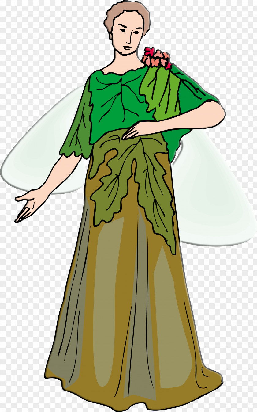 Dragonfly Clothing Robe Dress Costume Gown PNG