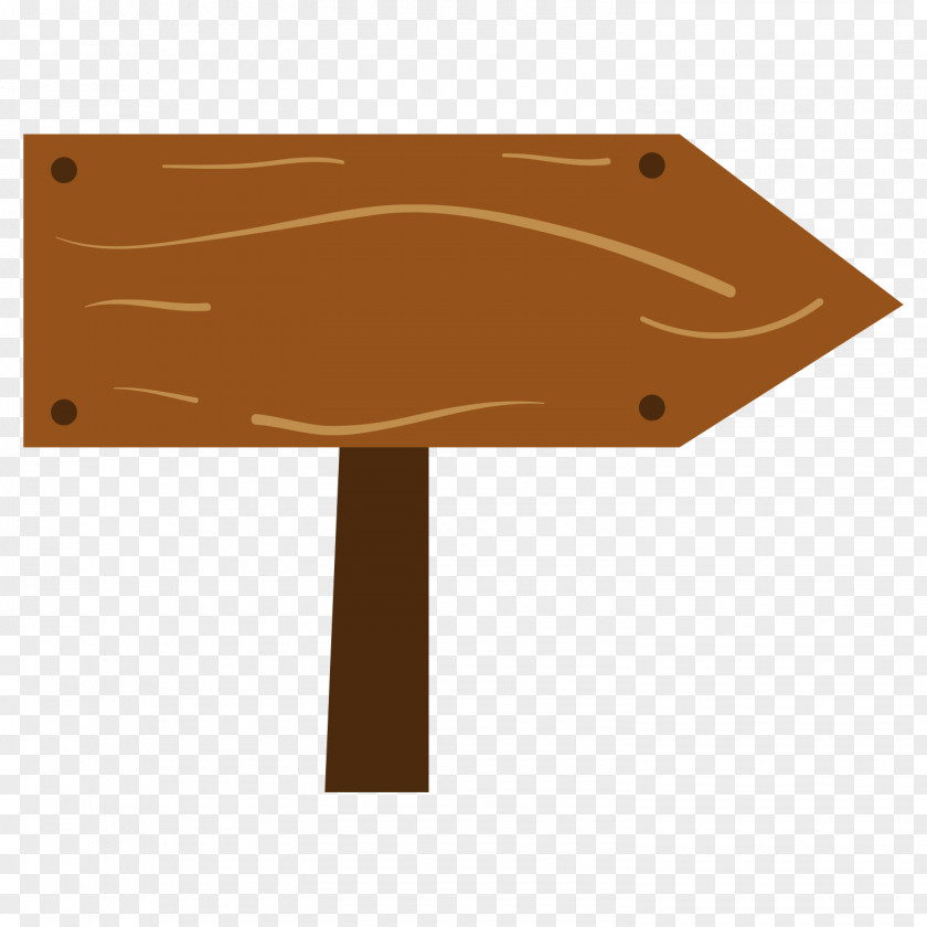 Indicate Direction Wood PNG