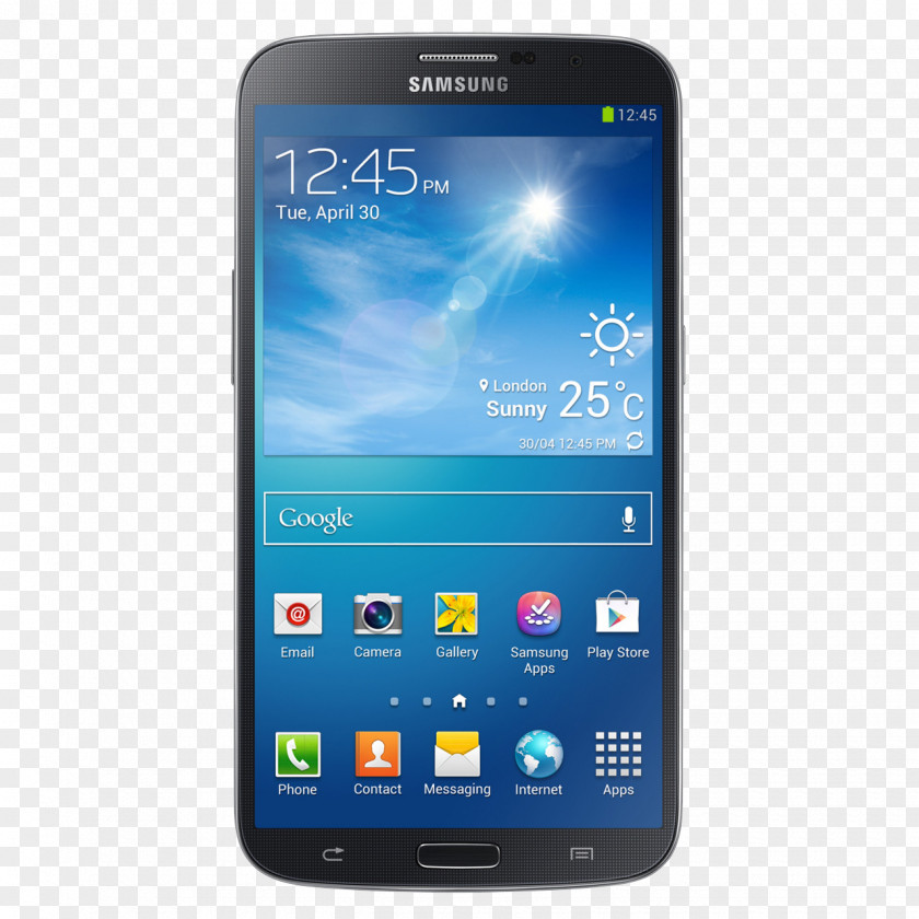 Android Samsung Galaxy Mega Smartphone Touchscreen PNG