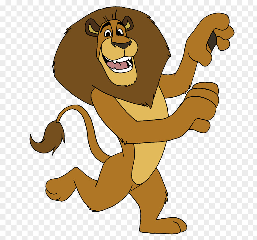 Big Cats Animation Cartoon Clip Art Animated Lion Animal Figure PNG
