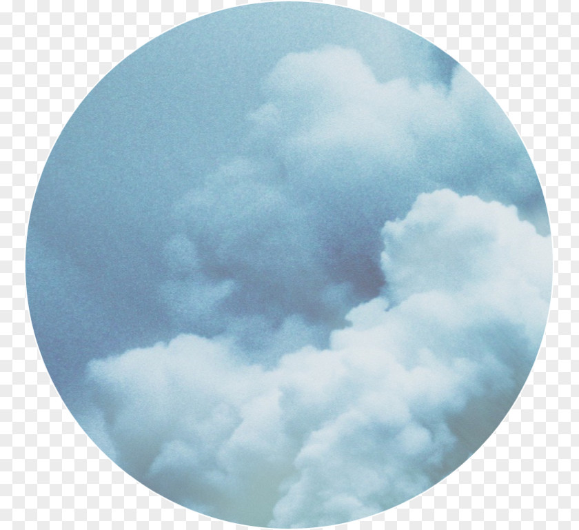 Sky Storm Blue Cumulus Aesthetics PNG