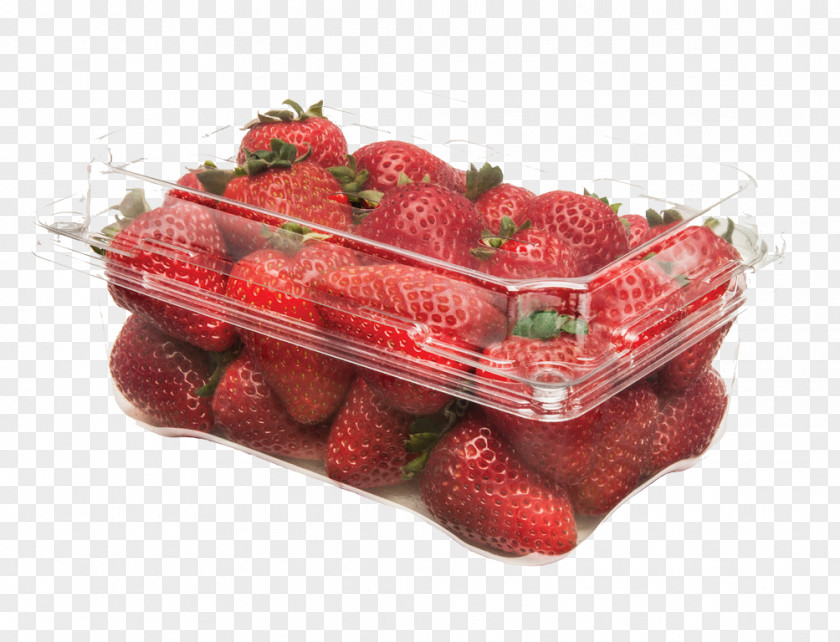 Strawberry Clamshell Blister Pack Tart Packaging And Labeling PNG