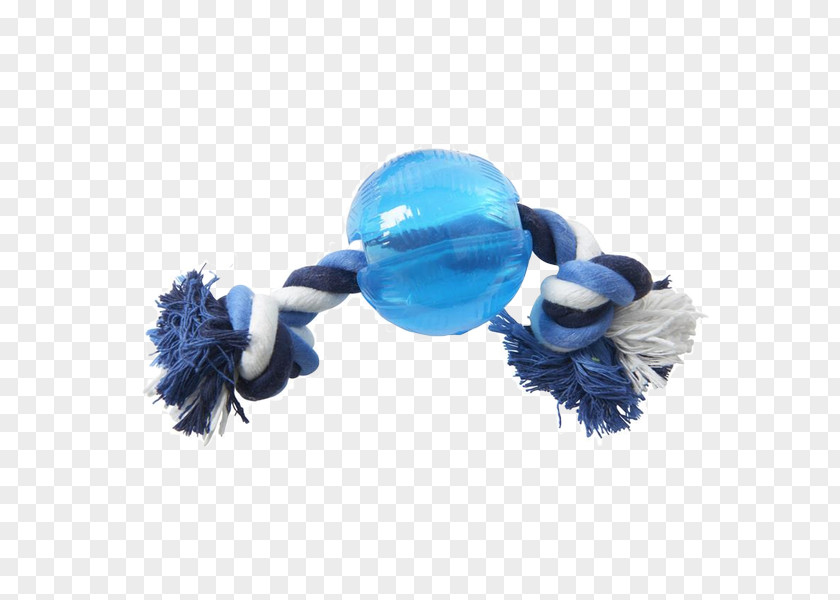 Ball Toy Dog Rope Blue PNG