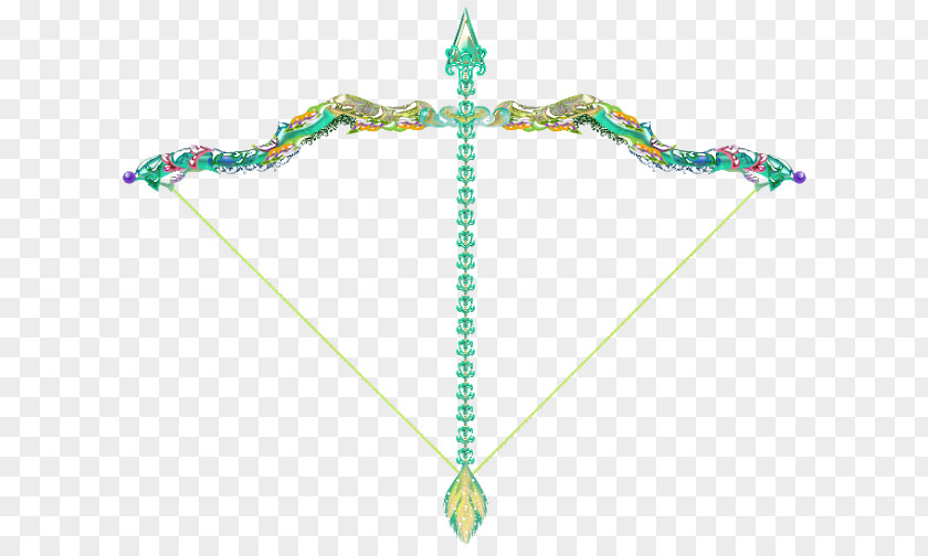 Bow And Arrow Fantasy Necklace Bead PNG