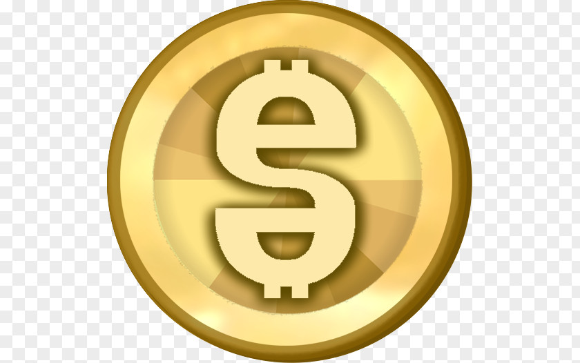 Brass Token Coin Energy Gold PNG