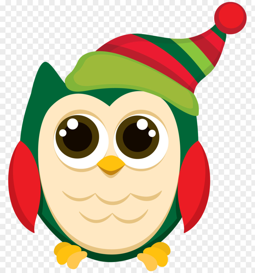 Christmas Clip Art Owl PNG