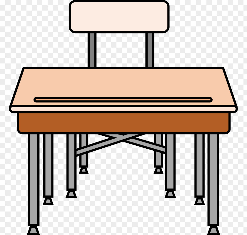 Class Room Table Desk Clip Art PNG