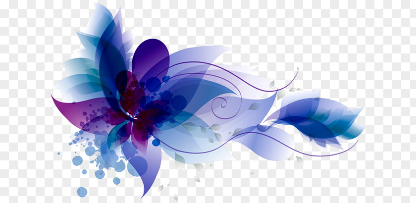 Flower Blue PNG