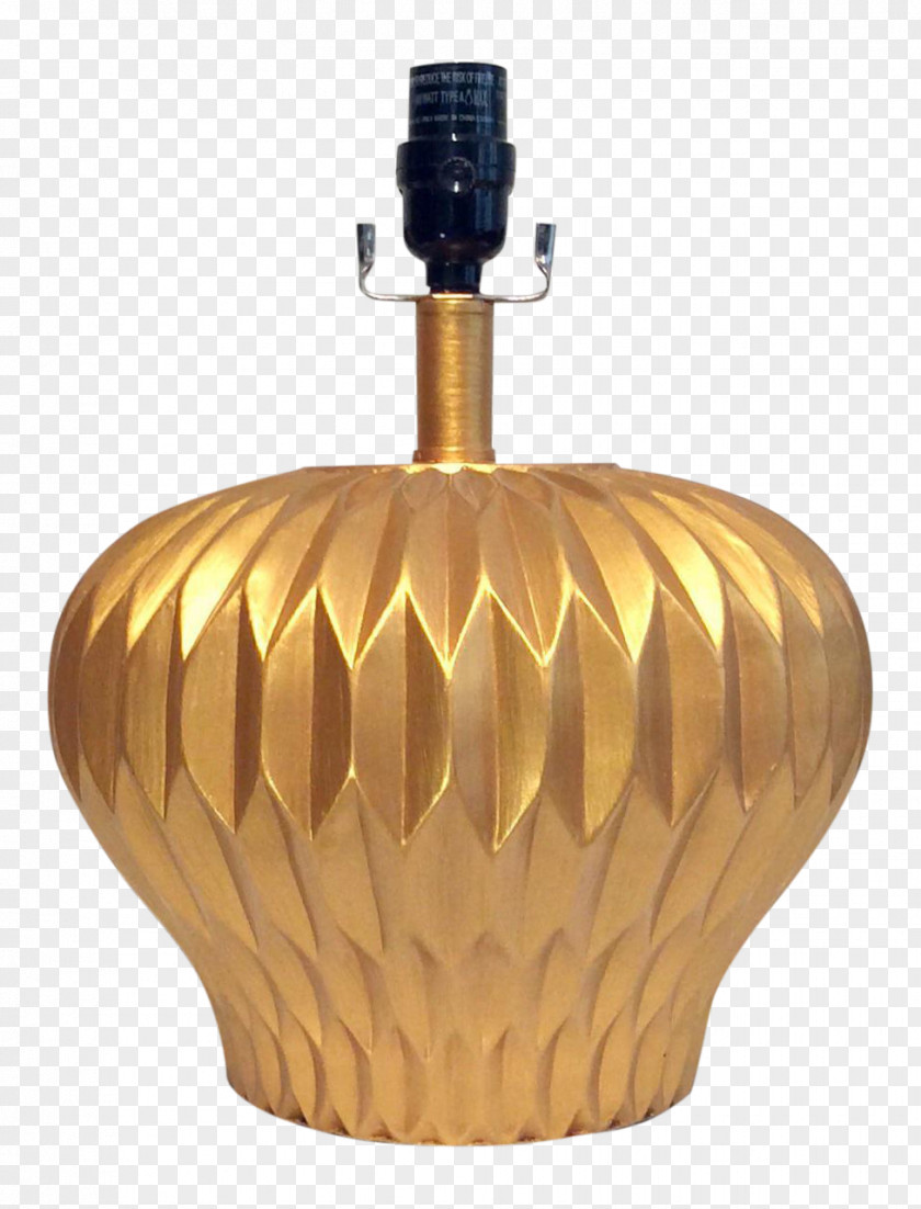 Golden Table Lamp Product Design 01504 PNG