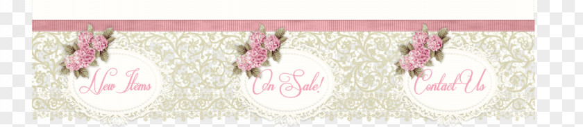Hand Painted Vintage Lace Curtain Paper Window Valances & Cornices Pink M PNG