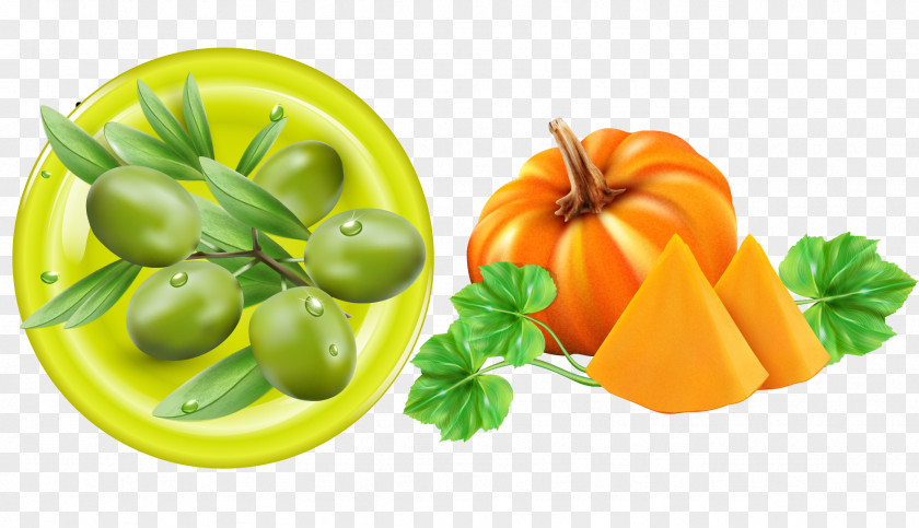 Pumpkin Olive Tomato Vegetarian Cuisine Food PNG