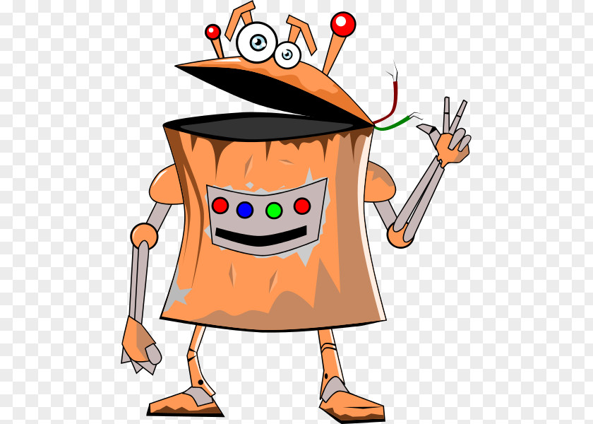 Rusty Robot Clip Art PNG