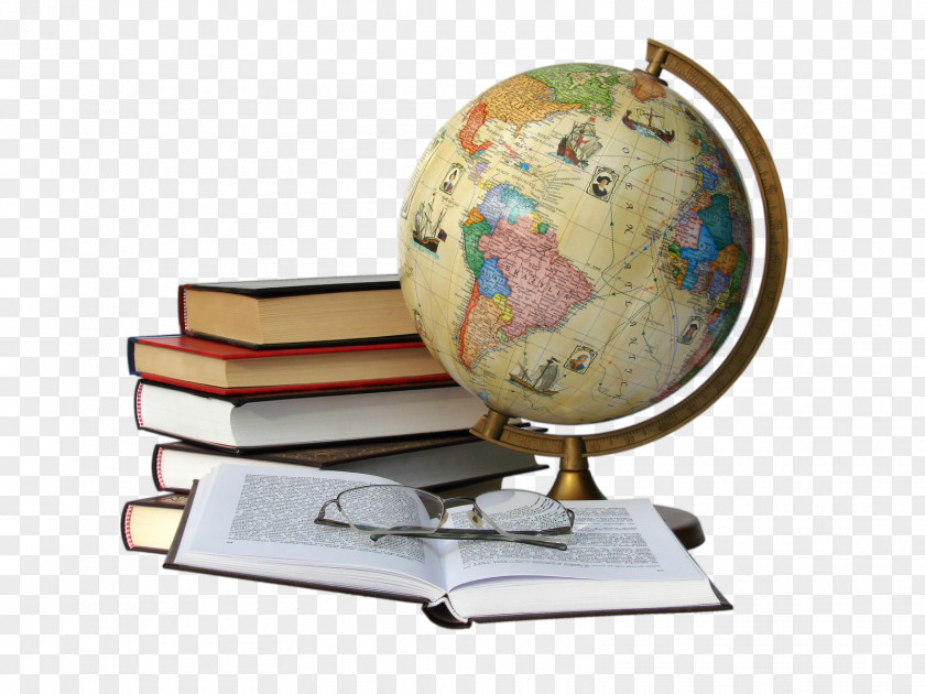 School World Map Book Globe Library PNG