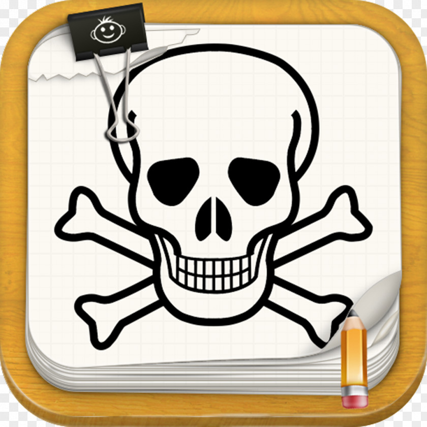 Skull And Crossbones Bones Image PNG