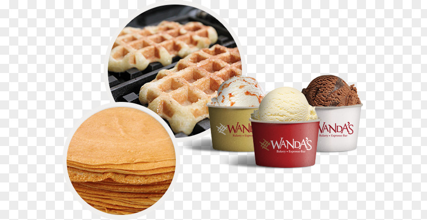 Ice Cream Belgian Waffle Cuisine Chicken And Waffles PNG