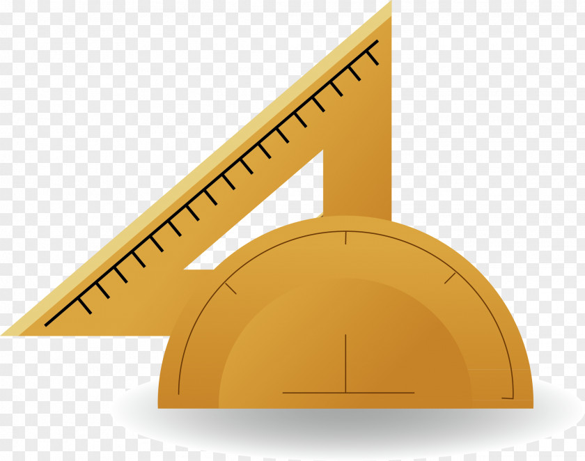 Protractor Triangle Plate Drawing Elements Set Square Euclidean Vector PNG