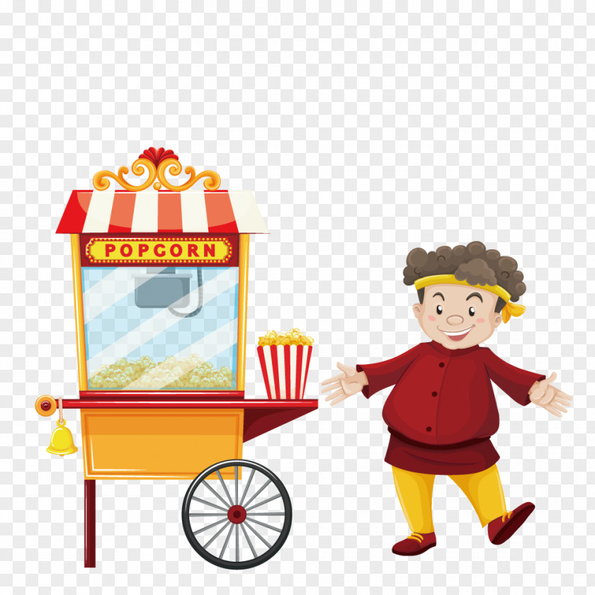 Vector Sell Popcorn Royalty-free Clip Art PNG