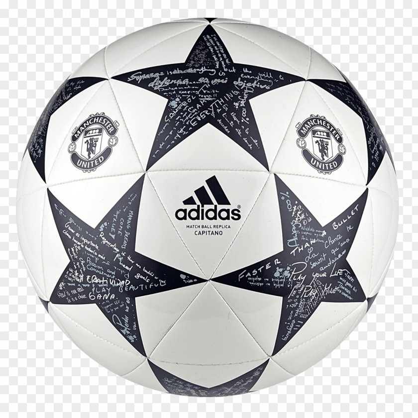 Adidas UEFA Champions League Manchester United F.C. Finale Ball PNG