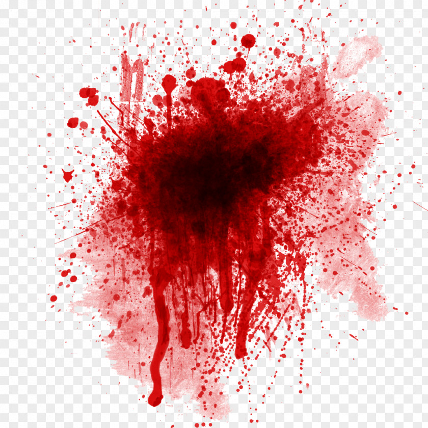 Blood PNG , Bloodstain, red abstract painting clipart PNG
