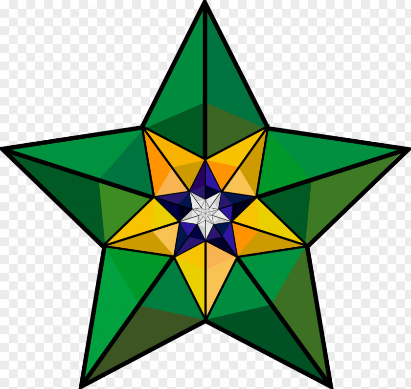 Brazil Star Heptagram PNG