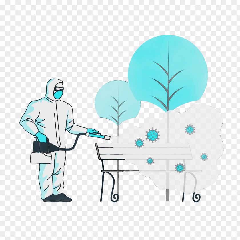 Cartoon Furniture Teal Microsoft Azure Science PNG