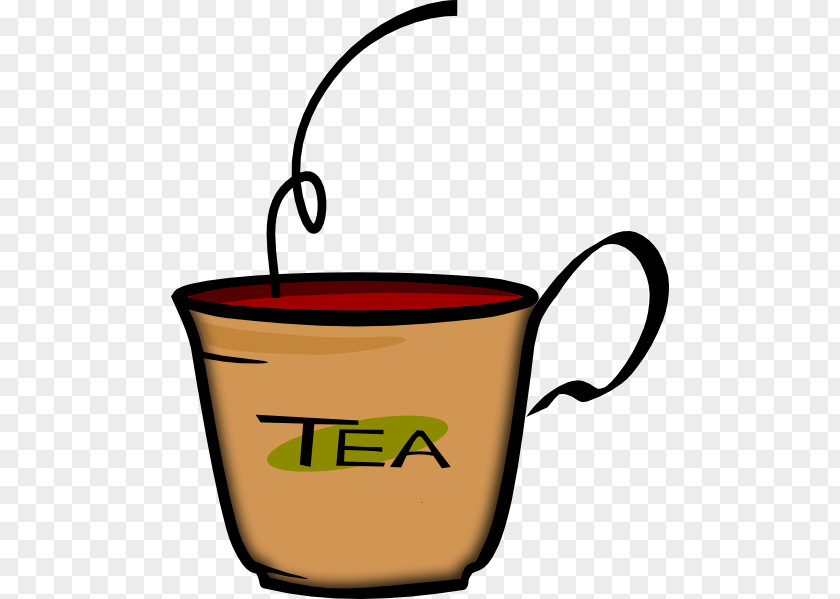 Cartoon Green Tea Earl Grey Cup Clip Art PNG