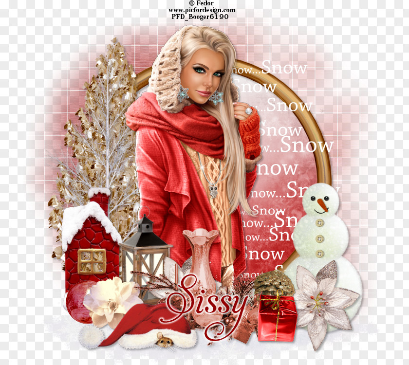 Christmas Ornament Doll PNG