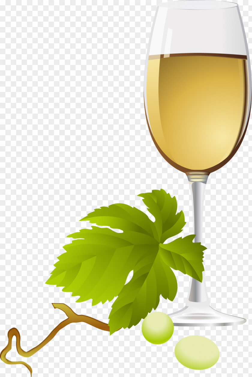 Grapes White Wine Champagne Common Grape Vine Glass PNG
