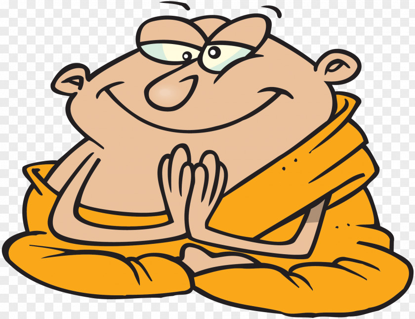 Monk Royalty-free Meditation Cartoon PNG