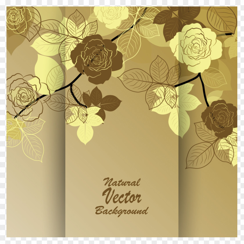 Vector Vintage Floral Decoration Greeting Card Photography Euclidean Illustration PNG