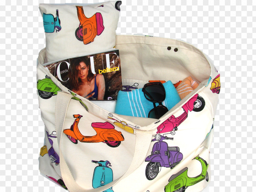 Bag Handbag Vespa Motorcycle Beach PNG