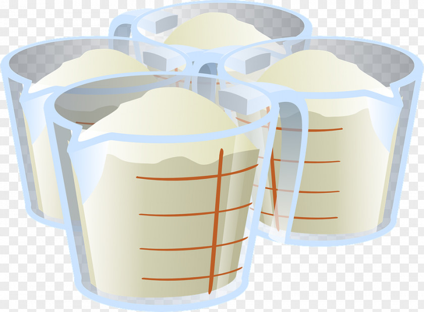 Cup Measuring Wheat Flour Sugar PNG
