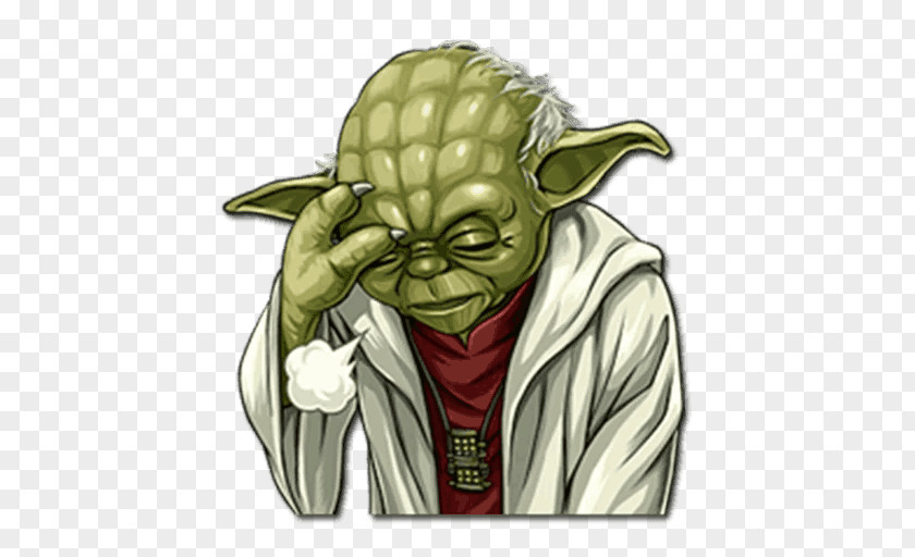 Yoda Sticker Telegram Star Wars PNG