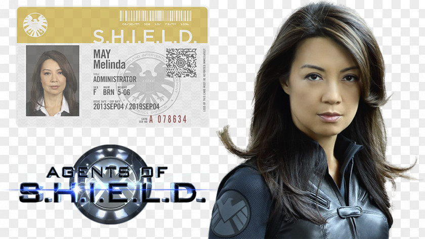Agents Of Shield Ming-Na Wen S.H.I.E.L.D. Long Hair Art Brand PNG