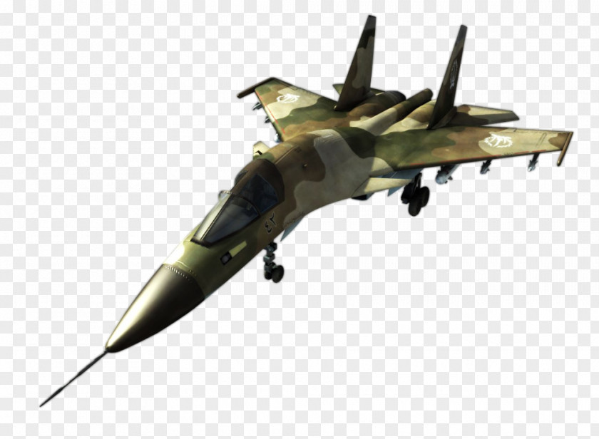 Airplane Sukhoi Su-35BM Fighter Aircraft Rendering PNG