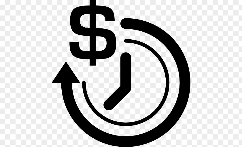 Business Dollar Sign Saving Time PNG
