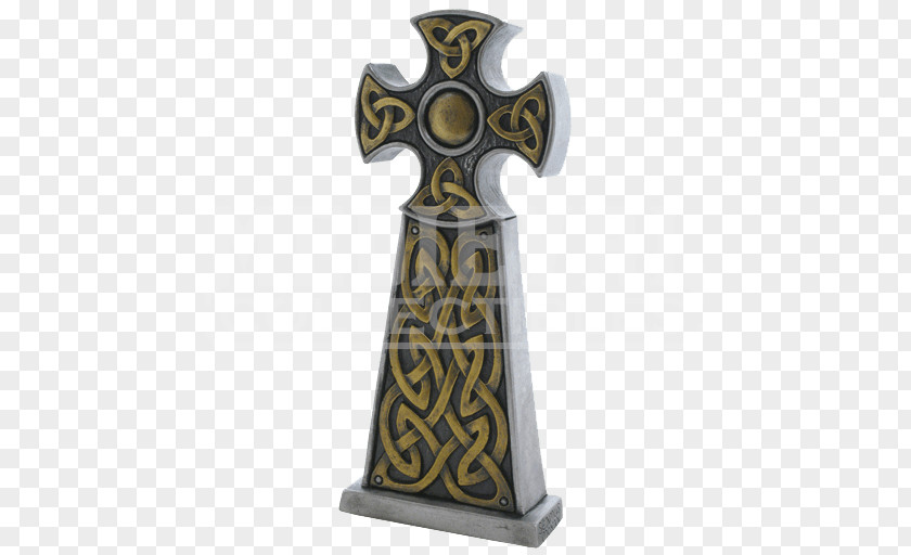 Gothic Celtic Cross Crucifix The Creation Of Adam Statue Bronze Sculpture Work Art PNG