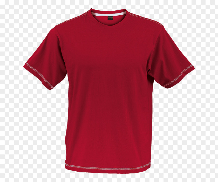 Printed T Shirt Red T-shirt Polo Sleeve Piqué PNG