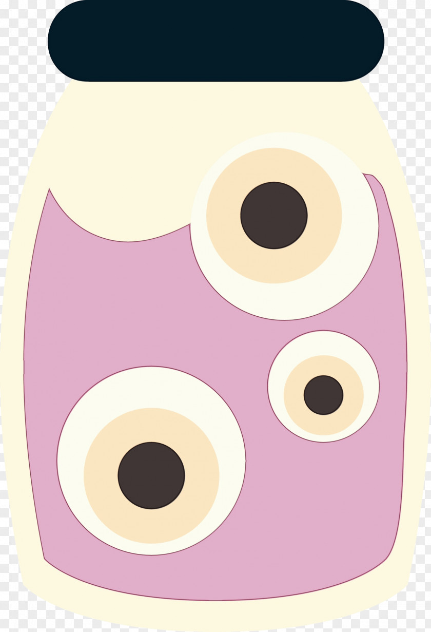 Cartoon Pink Circle PNG