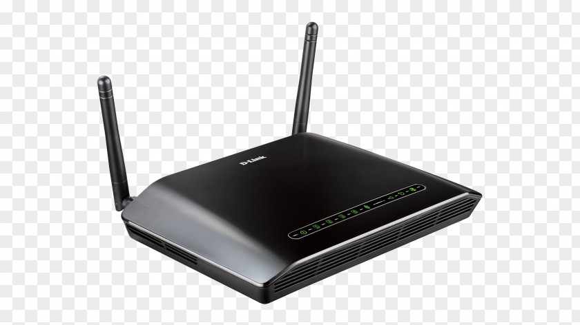 D-Link ADSL2 + Modem/router, 802.11 B/g/n, 300Mpbs, 4xRJ45, 1xWAN, ... Wireless Router Access Points PNG