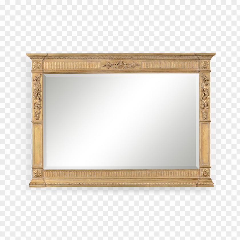 Empire Style Picture Frames Wood Mirror PNG