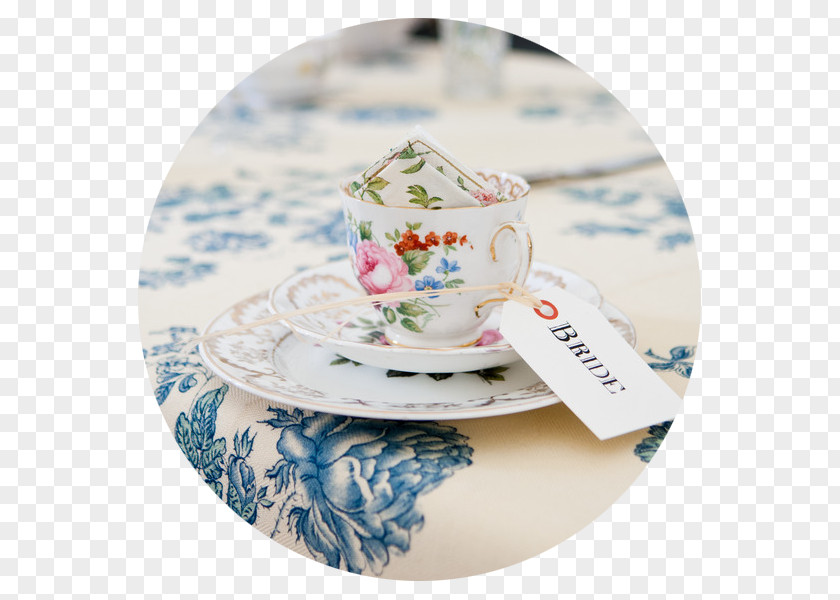 Hen Party High Tea Coffee Cup Porcelain Saucer PNG
