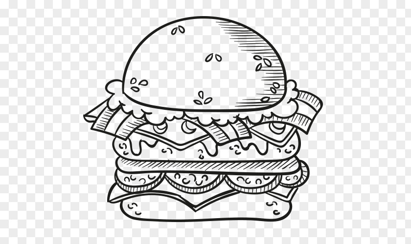 Pencil Drawing,food,hamburger,hot Dog,Fast Food,Calorie Foods,High-calorie Hamburger Fast Food Hot Dog Calorie PNG