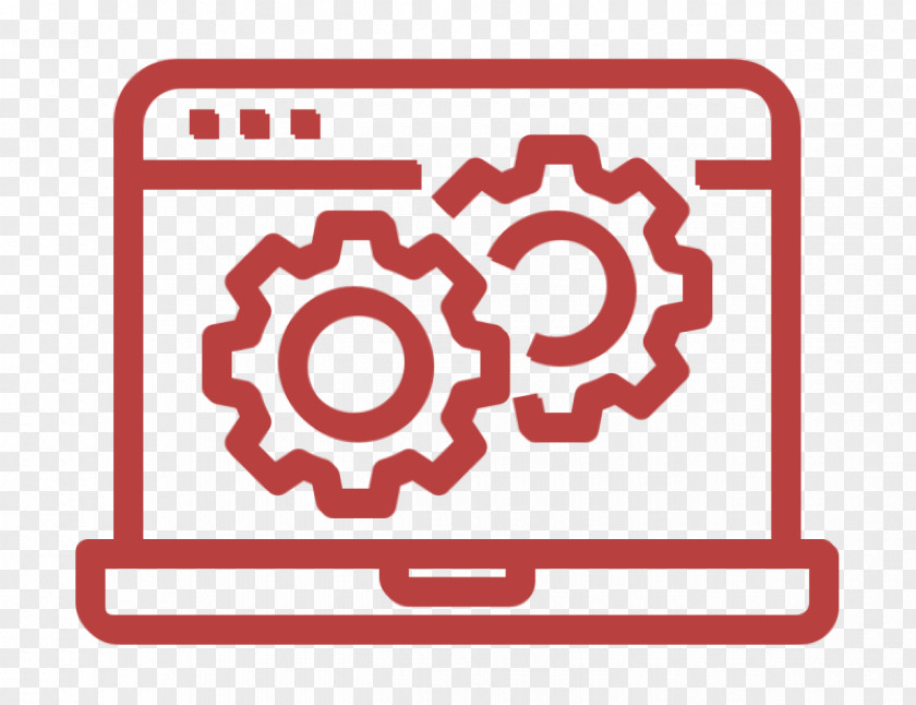 Web Development Icon Laptop Design And Optimization PNG