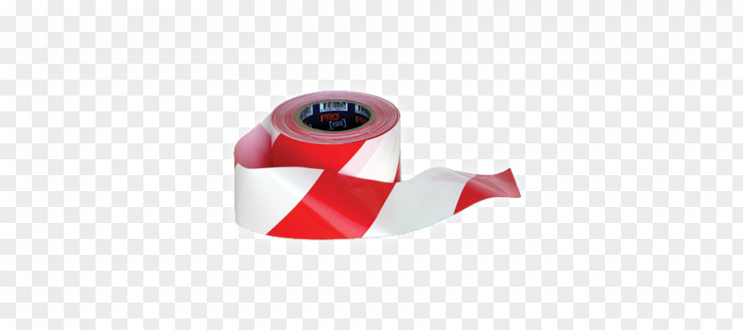 Adhesive Tape Barricade Red Plastic PNG