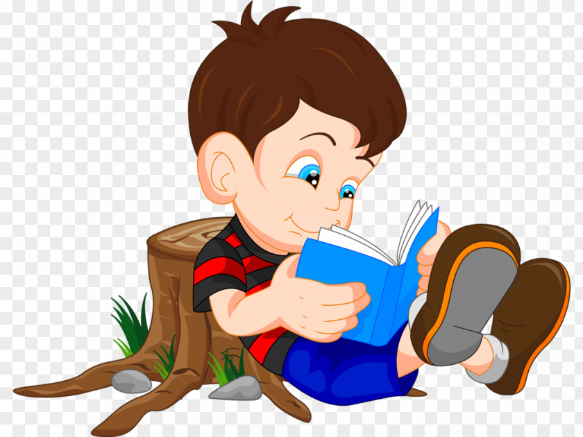 Book Reading Child Clip Art PNG