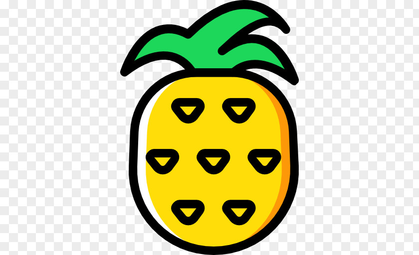 Pina Fruit Pineapple Smiley Clip Art PNG