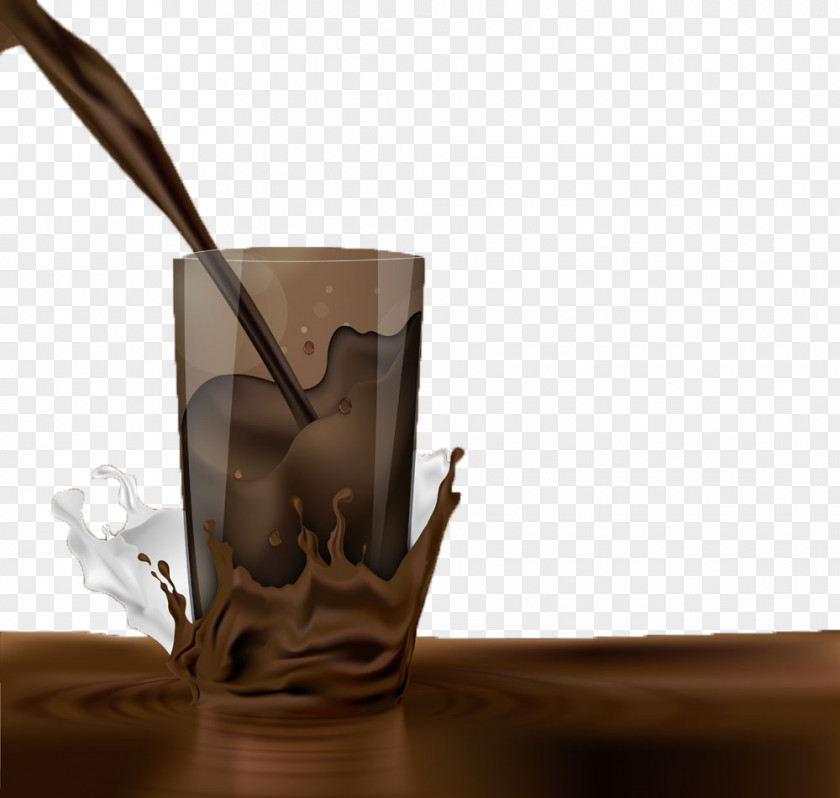 Pour The Cup Of Coffee Cafe Drink PNG